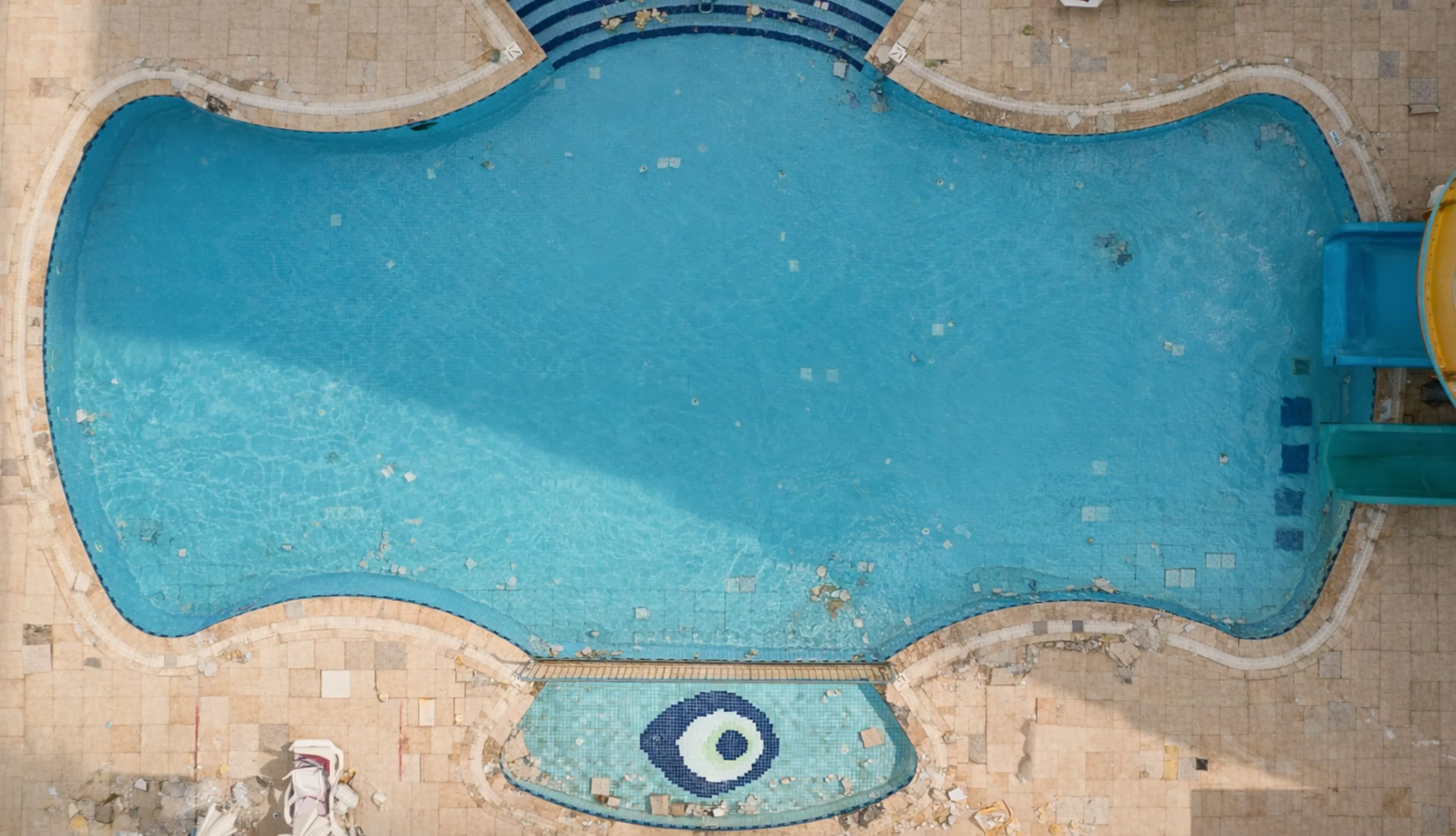 Before Pool Equipment Restoration Los Angeles